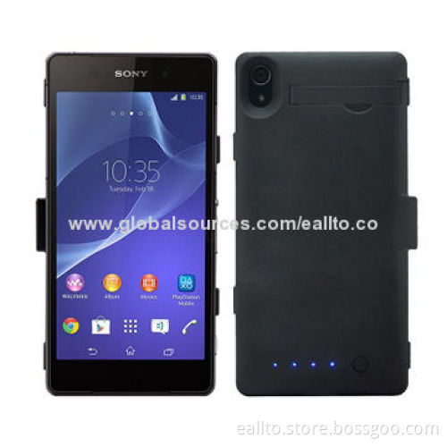 for Sony Xperia Z2 Battery Cases with 3,500mAh Capacity